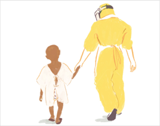 Illustrazione tratta dal libro "Diario di un sogno possibile", di Gino Strada, Feltrinelli, 2023