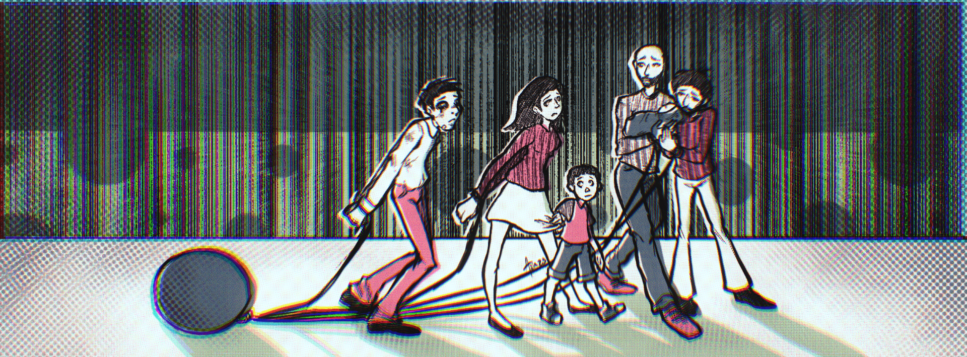 Illustrazione digitale di Asia Cipolloni, 2023, diplomata al Liceo artistico Volta di Pavia