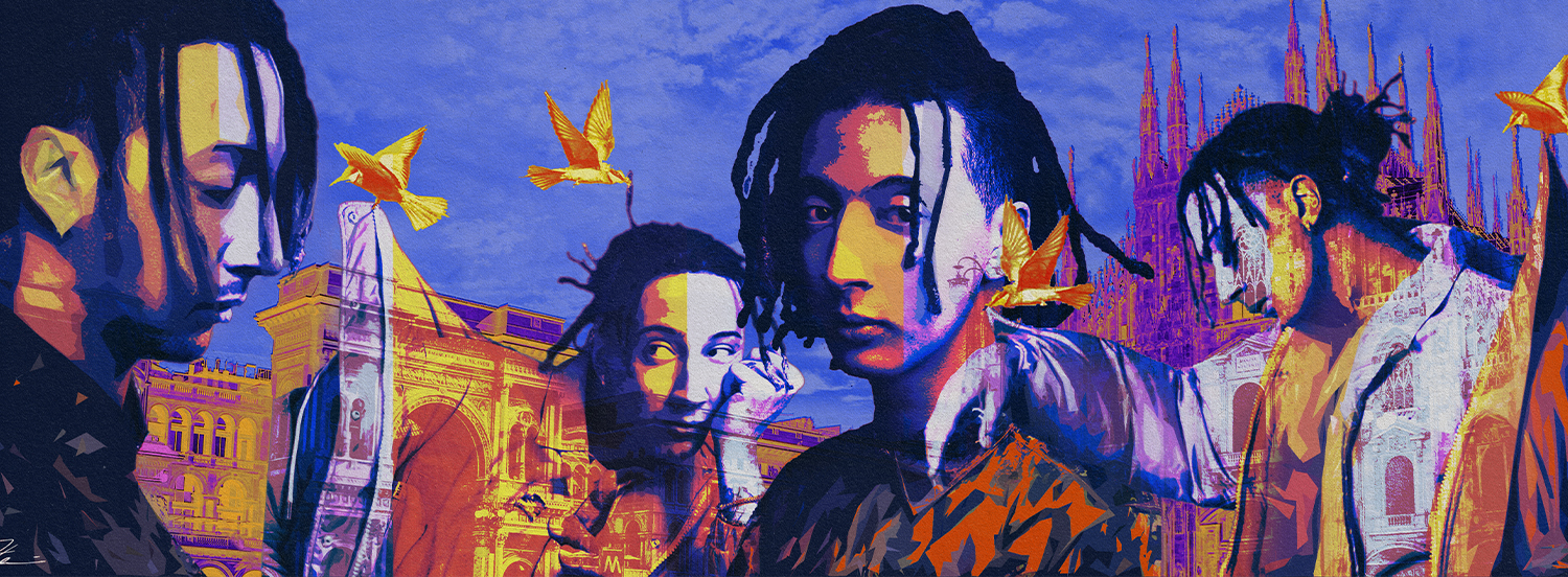 Illustrazione digitale di Francesco Vercesi, diplomato al Liceo Artistico Volta di Pavia, 2023